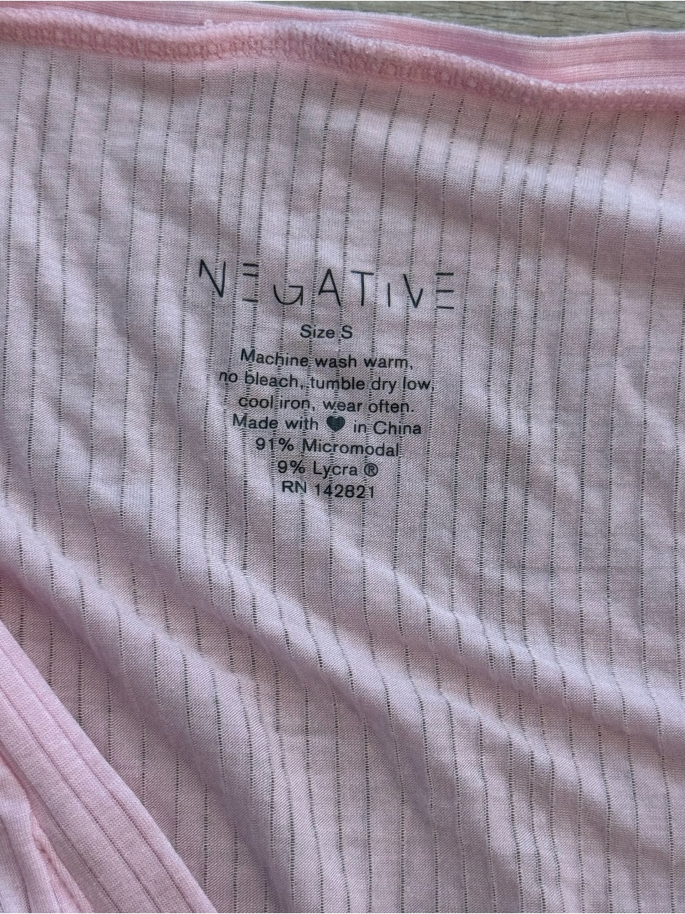 Negative Whipped Long Sleeve Henley Shell Size S - Picture 4 of 5